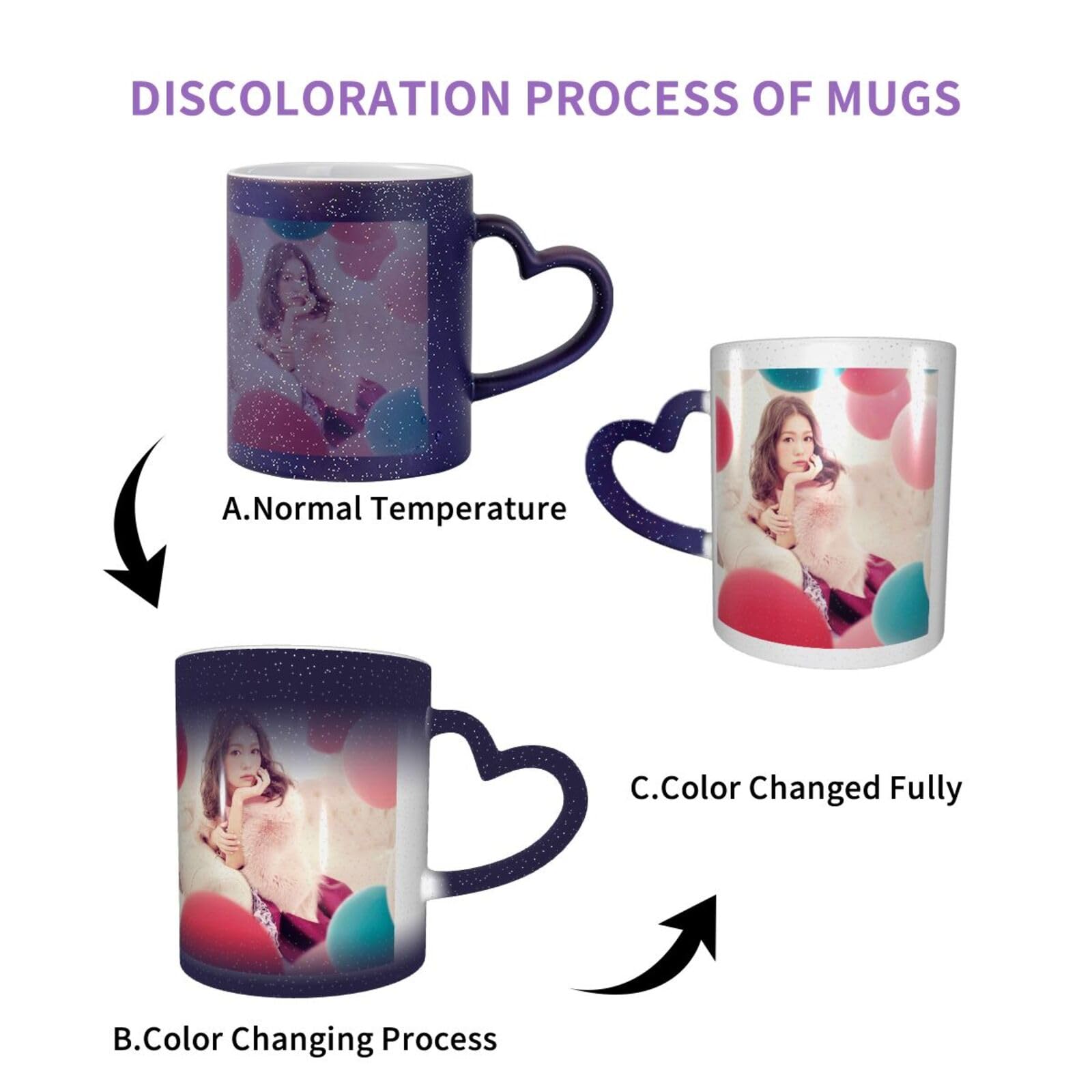 Amazon.co.jp: マグカップ 西野カナ (9) 感熱変色 色が変わる 330ml